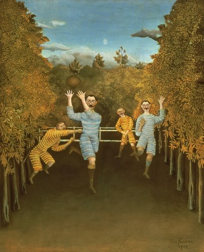 The Football players by Henri Rousseau